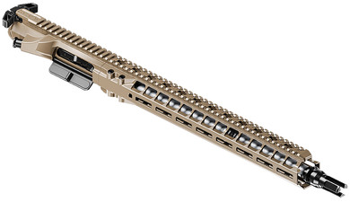 Radian Weapons R0473 Model 1 Complete Upper 223 Wylde 16 Threaded Match Grade Barrel, FDE, M-LOK Handguard, Raptor-SD Charging Handle, Polished Crown & M4 Feed Ramps, Enhanced M16 BCG, Mid-Length Gas System, Upper Receiver