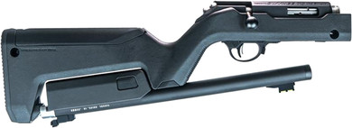 Tactical Solutions OHRTD22WMRMBOBBLK Owyhee 22 WMR 10+1 16.50 Fluted/Threaded, Black, Fold Takedown Rec, Magpul Backpacker Stock, Fiber Optic Sights, Rimfire Rifle