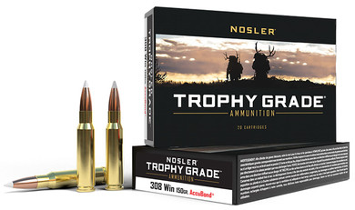 Nosler 308 Winchester Rifle Ammunition 60056