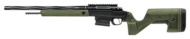 Stag SABR01030001 Pursuit 308 Win 5+1 18 Threaded/Fluted Sporter, Black Cerakote Barrel/Rec, OD Green OEM Hybrid Hunter Stock, TriggerTech Trigger, 20 MOA Scope Mount, Rifle