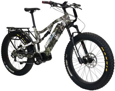Bakcou E-bikes BS19KRYB25 Storm 25 Large Kryptek Altitude 19 w/Stand Over Height of 30.50 Frame, Sram 9sp, 40t Front & Sram 11-34t Rear Cassette Bafang M620 Ultra Motor, Electric Bike