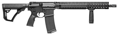 Daniel Defense 0214515175047 DDM4 V9 5.56x45mm NATO 16 in 30+1 Black Hard Coat Anodized 6 Position w/SoftTouch Overmolding Stock, Rifle