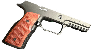 Sharps Bros SBGM09 Grip Module Black w/ Cherry 7075-T6 Aluminum Fits Sig P320