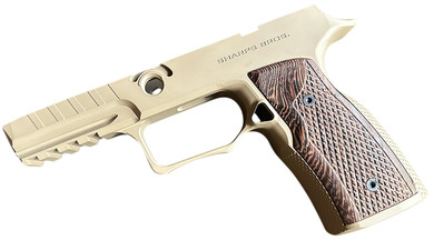 Sharps Bros SBGM10 Flat Dark Earth 7075-T6 Aluminum Fits Sig P320, Grips