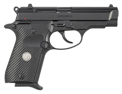 Girsan 390815 MC14BDA 380 ACP 13+1 3.80 Black Steel Barrel, Black Serrated Steel Slide, Black Aluminum Frame w/Beavertail, Black Poly Grip, Pistol