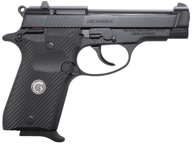 Girsan 390825 MC14G84 380 ACP 13+1 3.80 Black Steel Barrel, Black Serrated Steel Slide, Black Aluminum Frame w/Beavertail, Black Poly Grip, Pistol