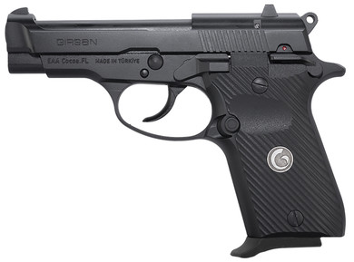 Girsan 390825 MC14G84 380 ACP 13+1 3.80 Black Steel Barrel, Black Serrated Steel Slide, Black Aluminum Frame w/Beavertail, Black Poly Grip, Pistol
