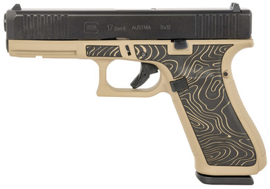 Glock PA175S204EXPCT G17 Gen5 Full Size Frame 9mm Luger 17+1 4.49 Black GMB Barrel Serrated Steel Slide Poly Frame w/Pic Rail Ambi, Pistol