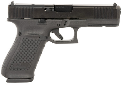 Glock UA205S203MOS G20 Gen5 MOS Standard 10mm Auto 15+1 4.61 Black GMB Barrel, Black nDLC Serrated Slide, Black Poly Frame w/Pic Rail, Black Textured Grip, Ambi, USA Made, Pistol