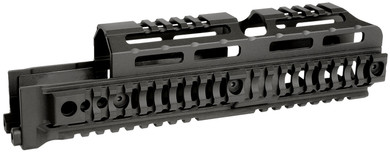 Midwest Industries MIAKALPHAQR10 AK Alpha Black 6061 Aluminum AK-47/AK-74 10.0 Long, Forend