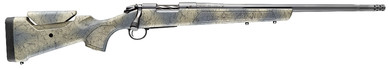 Bergara B14L802 B-14 Wilderness Sierra 270 Win 4+1 22 Sniper Gray Cerakote #5 Fluted Threaded Barrel, Sniper Gray Cerakote Steel Receiver, Wilderness Camo w/Black Webbing Fixed w/SoftTouch Synthetic Stock, Rifle