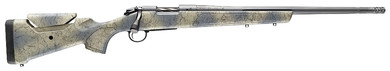 Bergara B14S804 B-14 Wilderness Sierra 22-250 Rem 4+1 20 Sniper Gray Cerakote #5 Fluted Threaded Barrel, Sniper Gray Cerakote Steel Receiver, Wilderness Camo w/Black Webbing Fixed w/SoftTouch Synthetic Stock, Rifle