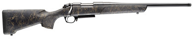 Bergara B14S903 B-14 Stoke Compact 243 Win 4+1 20 Graphite Black Cerakote Contour Threaded Barrel, Graphite Black Cerakote Drilled & Tapped Stainless Steel Receiver, Fixed Sporter Soft Touch Black Webbed Tan Synthetic Stock, Rifle