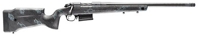 Bergara B14SM759CF B-14 Crest 6.5 PRC 3+1 20 Sniper Gray Cerakote #5 Contour Threaded Barrel, Sniper Gray Cerakote Steel Receiver, Black & Gray Sponge Fixed Carbon Fiber Stock, Rifle