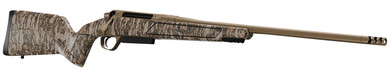 Christensen 8011501600 Evoke 7mm Rem Mag 4+1 22 Flat Dark Earth Cerakote #4 Contour Threaded Barrel, Mossy Oak Bottomland Fixed Hybrid Hunter w/Pic Rail Synthetic Stock, Rifle