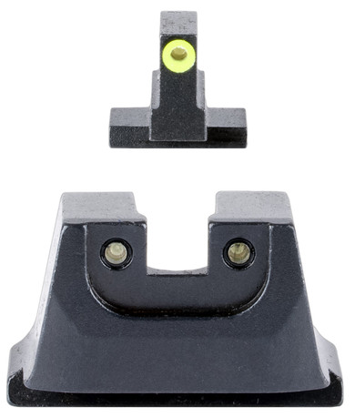 Trijicon SA240C601149 Suppressor/Optic Height Sights Green/Tritium Yellow Outline Front Sight-Green/Tritium Black Outline Rear Sight Smith & Wesson M&P C.O.R.E./ M&P M2.0, Handgun Sight