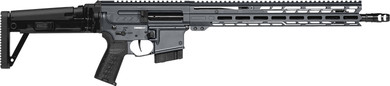 CMMG 28A490FSG Dissent MK4 22 ARC 10+1 16.10 Satin Black Cerakote Medium Taper Threaded Barrel, Sniper Gray Cerakote Pic Rail Aluminum Receiver, 15 M-LOK Handguard, CMMG Dissent Side Fold Black Synthetic Stock, CMMG Zeroed Grip, Rifle