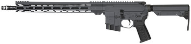 CMMG 28A670CSG Resolute MK4 22 ARC Black Nitride Threaded Barrel, Sniper Gray Cerakote Pic Rail Aluminum Receiver, M-LOK Handguard, Black Synthetic CMMG 6 Position RipStock, Black Poly Grip, Rifle