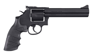 SAR USA SARSR38BL6 SAR SR 357 Mag/38 Special 6 Shot 6 Black Steel Barrel & Cylinder, Black Steel Frame, Black Finger Grooved Grip, Drop Safety/Hammer Block Safety, Exposed Hammer, Revolver