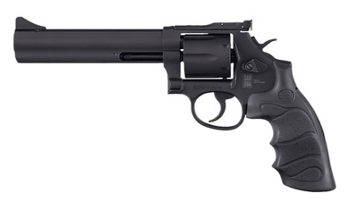 SAR USA SARSR38BL6 SAR SR 357 Mag/38 Special 6 Shot 6 Black Steel Barrel & Cylinder, Black Steel Frame, Black Finger Grooved Grip, Drop Safety/Hammer Block Safety, Exposed Hammer, Revolver