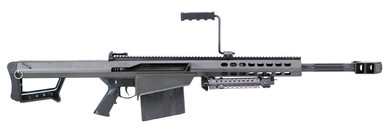 Barrett 13318 M82A1 50 BMG 10+1 20 in Chrome-Lined Fluted Barrel, Black Cerakote Steel Receiver, Black Fixed Stock w/Sorbothane Recoil Pad, M1913 Optics Rail, Includes Hard Carry Case, Rifle