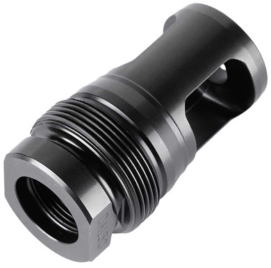 Dead Air DA152 XEMAX Muzzle Brake Black 11/16-24 Threads 45 Cal