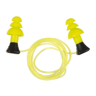 Allen 4118 Tethered Silicone Ear Plugs 26 dB Yellow 3 Pair