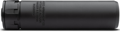 Advanced Armament 65005 Ranger 5 22 Cal (5.56mm) Black Stainless Steel/Inconel, 1/2 in-28 tpi DT Mount