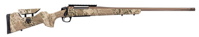 CVA CR3951 Cascade Long Range Hunter Full Size 6.5 Creedmoor 4+1 22 Smoked Bronze Cerakote Steel Threaded Barrel, Smoked Bronze Cerakote Stainless Steel Receiver w/Pic Rail, Realtree Hillside Adj Comb & LOP Synthetic Stock, Rifle