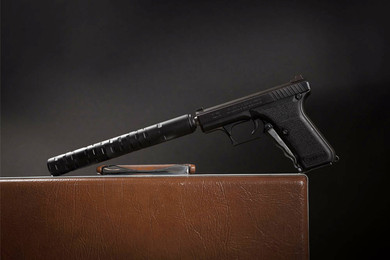 Dead Air ODESSA9 Odessa-9 Suppressor, 9mm Luger 1.1 in Black Nitride 1/2 in-28/M13.5x1mm LH