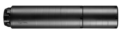 Dead Air WOLFMAN Wolfman Suppressor, Modular 9mm Luger 1.61 in Black Cerakote 17-4 Stainless Steel 1/2 in-28 tpi