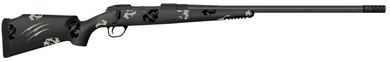 Fierce LRZ5FCRG7PRC22BU Carbon Rage Full Size 7mm PRC 3+1 22 Black Carbon Fiber Threaded Barrel, Black Cerakote Stainless Steel Drilled & Tapped Receiver, Pic Rail Forend, Urban Camo Monte Carlo Carbon Fiber Stock, Right Hand, Rifle