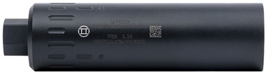 Gemtech 12110 Trek Suppressor, 5.56x45mm NATO 1.5 in Black Cerakote 17-4 Stainless Steel 1/2 in-28 tpi
