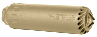 HUXWRX FLOW 762 TI Suppressor Kit, 30 Cal (7.62mm), 6.7", Titanium, FDE Cerakote, Includes Muzzle Brake 2747