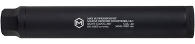 Maxim Defense DRF Suppressor, 22 Cal (Rimfire), 5.90 in Black Titanium/Aluminum, 1/2 in-28 tpi Direct Thread Mount, MXM48351