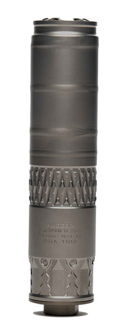 Rugged Suppressors Alaskan360 TI, 36 Cal 6.6 in, Rated Up to 338 Lapua, Black, Titanium, 5/8 in-24 tpi, Mount Included, AK360TI