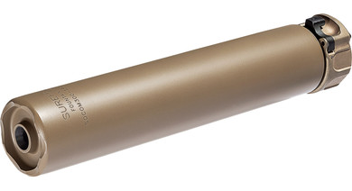 Surefire SOCOM300 SPS Suppressor, 7.9 in, 300 Blackout, Alloy/Stainless, FDE, Fast-Attach, SOCOM300-SPS-DE
