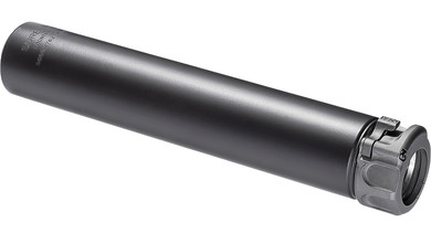 Surefire SOCOM556-RC2 Suppressor, 5.56 NATO, 6.4", Alloy/Stainless, Black, Fast-Attach, SOCOM556-RC2-BK