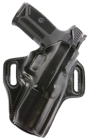 Galco CON458B Concealable OWB Black Leather Belt Slide Fits FN Five-seveN USG Fits Ruger 57 Fits FN Five-seveN MK2 Right Hand, Holster