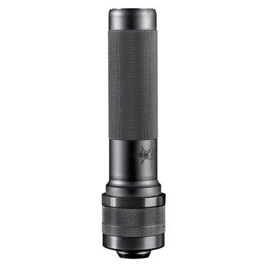 Dead Air Armament Wolverine PBS-1 Suppressor, Designed for AK, Up to .300 RUM, Includes 14mm Locking Collar and 14x1LH Thread insert, Cerakoted Black Nitrate Wolverine