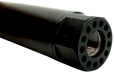 Otter Creek Labs Titanium Rimfire Suppressor, 22 LR, Titanium, 1/2x28 Direct Thread, Cerakote Finish, Black TI22