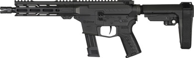 CMMG 92A0B0FAB Banshee MK17 9mm Luger 21+1 8 in Black Nitride Medium Taper Threaded Barrel, EML 7 in M-LOK Handguards, Black Armor Cerakote Aluminum Picatinny Rail Receiver, CMMG Zeroed Grips, Pistol