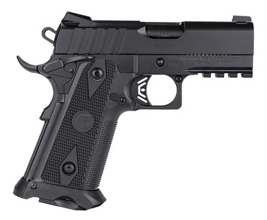 Girsan 395035 Witness2311 9mm Luger 17+1 3.40 Black Steel Barrel, Black Serrated Steel Slide, Black Poly Frame w/Beavertail & Pic Rail, Black Checkered Poly Grip, Ambi, Pistol