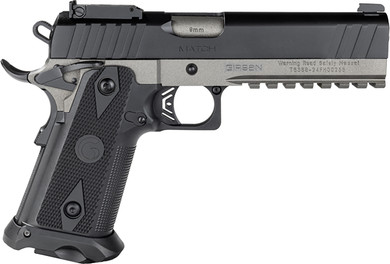 Girsan 395029 Witness2311 9mm Luger 20+1 5 Stainless Bull Barrel, Black Cerakote Optic Ready/Serrated Steel Slide, Tungsten Cerakote Steel Frame w/Beavertail & Pic Rail, Black Poly Grip, Ambi, Pistol