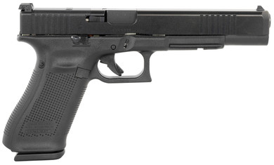 Glock PA163S101MOS G17L Gen5 MOS Full Size Frame 9mm Luger 10+1 6.02 Black Long Barrel, Black MOS Cut/Serrated Steel Slide, Black Poly Frame w/Pic Rail, Black Textured Grip, Pistol