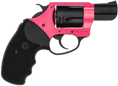 Charter Arms 53824 Undercover Lite Small 38 Special, 5 Shot 2 in Black Passivate Stainless Steel Barrel & Cylinder, Red Aluminum Frame w/Black Finger Grooved Rubber Grip, Exposed Hammer , Revolver