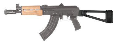 SB Tactical AKTF01SB AKTF Left Side Fold Black Synthetic with 11.75 OAL & Nylon Strap for AK-47, AK-74 (Tube Not Included), Brace