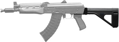 SB Tactical SOB4701SB SOB47 Black Synthetic 11.60 AK-47/74 (Tube Not Included), Brace