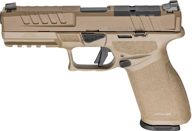 Springfield Armory EC9459FU Echelon 9mm Luger 20+1 4.50 Black Melonite Steel Barrel, Flat Dark Earth Cerakote Optic Ready/Serrated Steel Slide & Poly Frame w/Pic Rail Textured Grip, Pistol