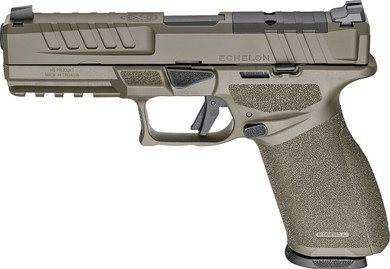 Springfield Armory EC9459GU Echelon Medium Frame 9mm Luger 20+1 4.50 Black Melonite Steel Barrel, OD Green Cerakote Optic Ready/Serrated Steel Slide & Poly Frame w/Pic Rail, Textured Grip, Pistol